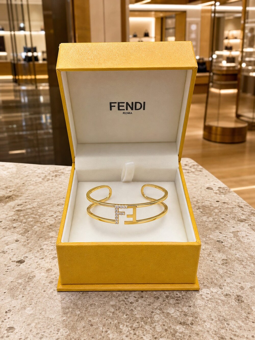 Fendi Modern Designer Bracelet Style 2 | New with Box - Picture 7 of 9